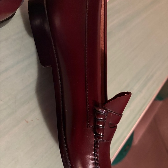 G.H. Bass & Co. Burgundy Leather Penny Loafers main image 9